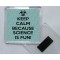 Keep Calm because Science is Fun! - Square Acrylic Fridge Magnet