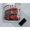 Routemaster Bus - Square Acrylic Fridge Magnet