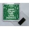 Keep Calm and Love Physics - Square Acrylic Fridge Magnet