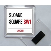 Sloane Square - Square Acrylic Fridge Magnet