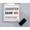 Leicester Square - Square Acrylic Fridge Magnet