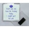 Don't as me how I'm feeling today, I might just tell you. - Square Acrylic Fridge Magnet