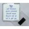 Just because you're paranoid doesn't mean they're not all out to get you - Square Acrylic Fridge Magnet