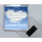 I'm a Single Mum, What's Your Superpower? - Square Acrylic Fridge Magnet