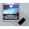 Keep Calm Love Inverness - Square Acrylic Fridge Magnet