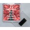 Words Fail but Music Speaks - Square Acrylic Fridge Magnet