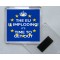 The EU is Imploding! It's Time to Get Out - Square Acrylic Fridge Magnet