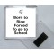 Born to Ride Forced to go to School - Square Acrylic Fridge Magnet