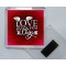Love gives you Wings - Square Acrylic Fridge Magnet