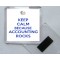 Keep Calm because Accounting Rocks - Square Acrylic Fridge Magnet