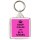 Keep Calm and Buy Shoes - Square Keyring