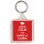 Keep Calm and Have a Cuppa - Square Keyring