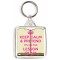 Keep Calm & Pretend It's on the Lesson Plan - Square Keyring