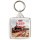 Keep Calm and Steam On - Square Keyring
