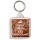 Keep Calm and Eat Chocolate - Square Keyring