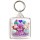 Keep Calm and Eat Cupcakes - Square Keyring