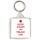Keep Calm and Truck On - Square Keyring