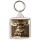Keep Calm and Love Giraffes - Square Keyring