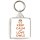 Keep Calm and Love Owls - Square Keyring