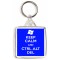 Keep Calm and Ctrl Alt Del - Square Keyring