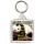 Keep Calm and Hug a Panda - Square Keyring