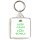 Keep Calm and Play Bowls - Square Keyring