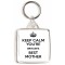 Keep Calm You're Britain's Best Mother - Square Keyring