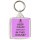 Keep Calm Seriously in This House? - Square Keyring