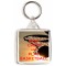 Keep Calm and Play Basketball - Square Keyring