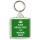 Eat Healthy and Work Out - Square Keyring