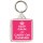 Keep Calm and Carry On Camping - Square Keyring