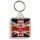 Keep Calm and Drive a Jag - Square Keyring