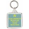 Old Chemists Never Die They Just Stop Reacting - Square Keyring