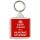 Keep Calm I'm a Nursing Student - Square Keyring