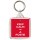 Keep Calm I'm a Postie - Square Keyring