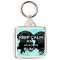Keep Calm and Love Your Black Labrador - Square Keyring