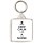 Keep Calm I am a Nurse - Square Keyring