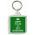 Keep Calm and Get Dancing - Square Keyring