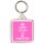Keep Calm and Be Creative - Square Keyring