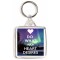 Do What Your Heart Desires - Square Keyring