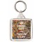 Freak Out and Throw Stuff - Square Keyring
