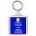 Keep Calm and Have a Beer - Square Keyring