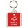 Just Relax and Have a Cuppa - Square Keyring