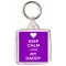 Keep Calm I Love My Daddy - Square Keyring