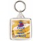 Keep Calm and Bake a Cake - Square Keyring