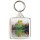 Keep Calm and Love India - Square Keyring