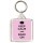 Keep Calm and Bake On - Square Keyring