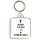 Keep Calm I am a Christian - Square Keyring