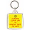 Always Look on the Bright Side of Life - Square Keyring