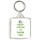Keep Calm and Farm On - Square Keyring